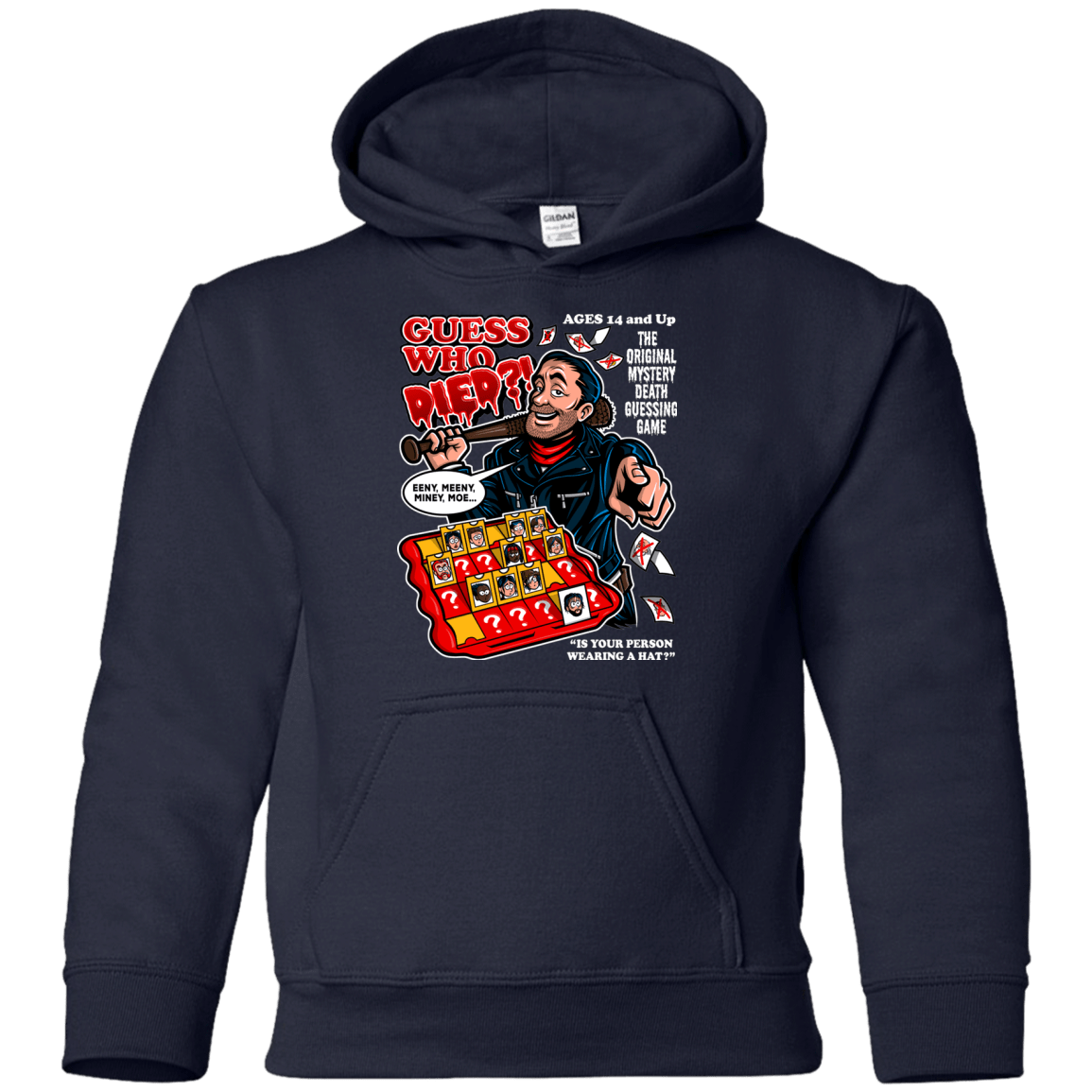 Sweatshirts Navy / YS Guess who Died Youth Hoodie
