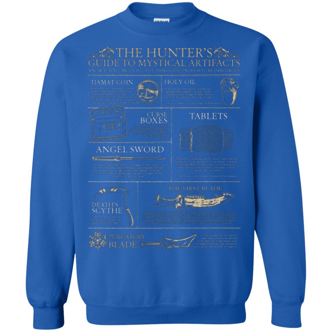 Sweatshirts Royal / Small Guide To Mystical Artifacts Crewneck Sweatshirt