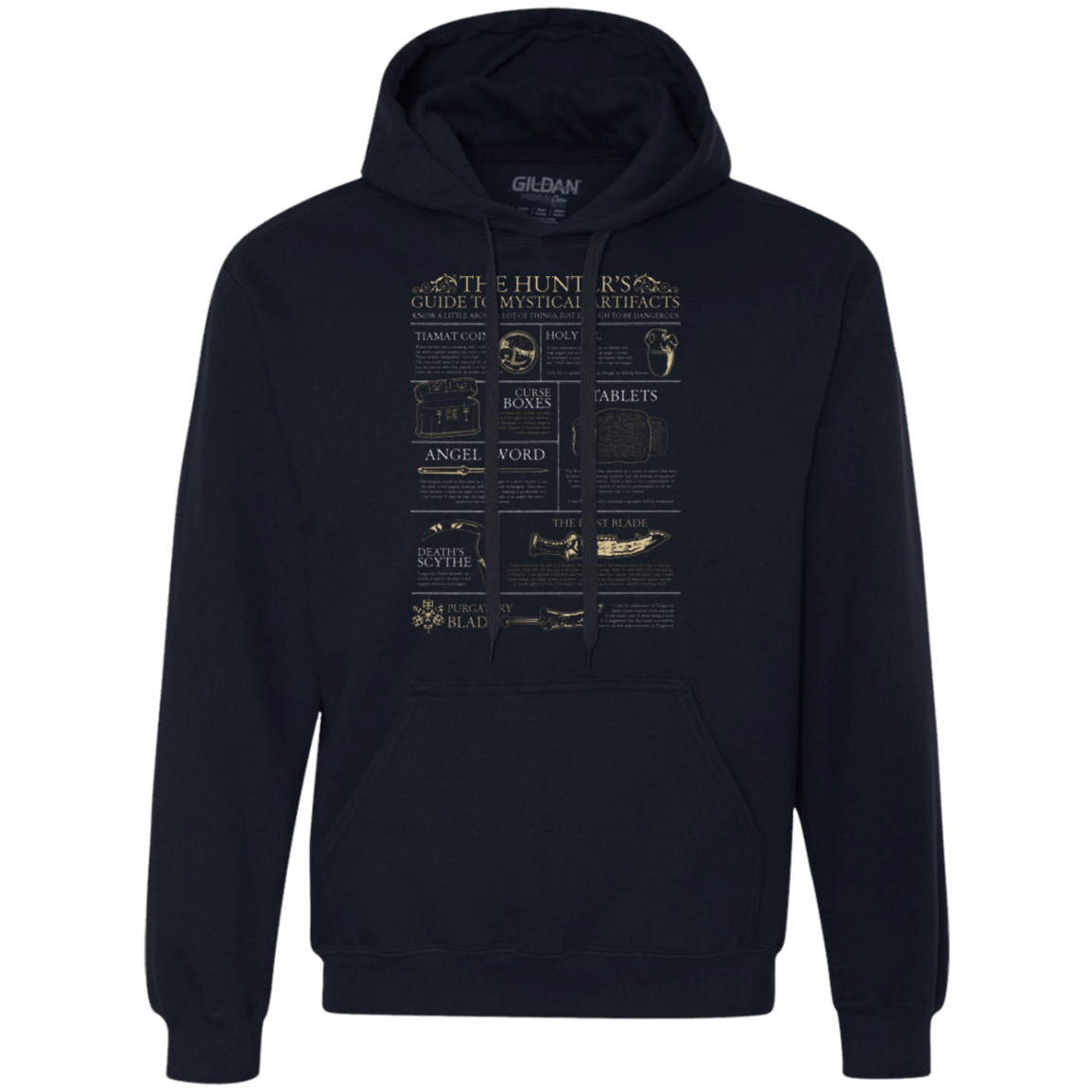 Sweatshirts Navy / Small Guide To Mystical Artifacts Premium Fleece Hoodie