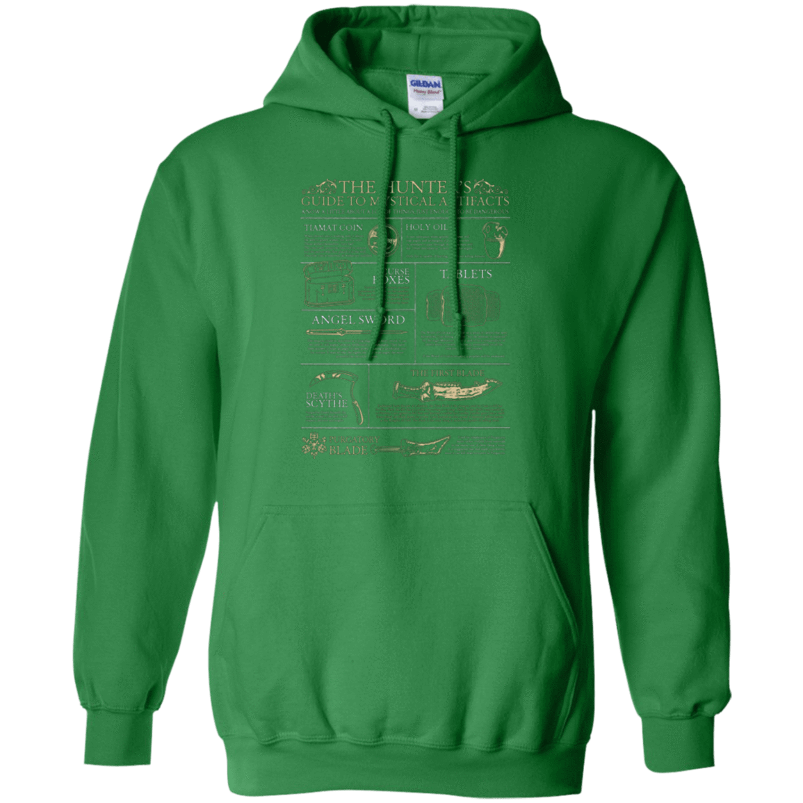 Sweatshirts Irish Green / Small Guide To Mystical Artifacts Pullover Hoodie