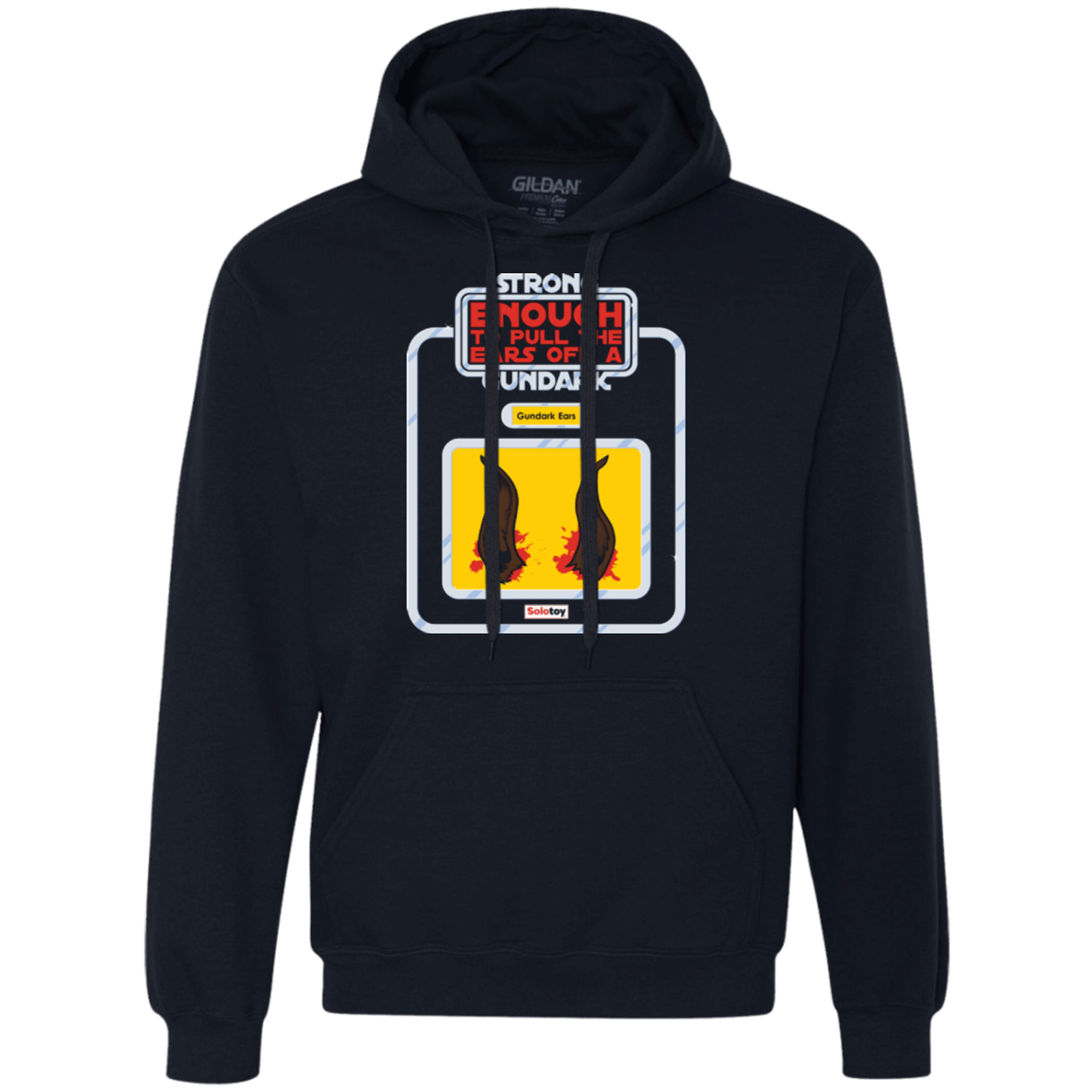 Sweatshirts Navy / Small Gundark Ears Premium Fleece Hoodie