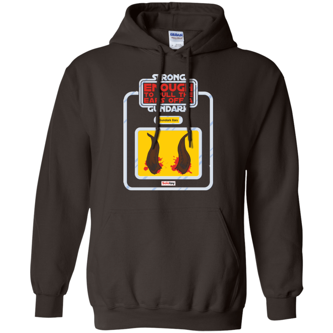 Sweatshirts Dark Chocolate / Small Gundark Ears Pullover Hoodie