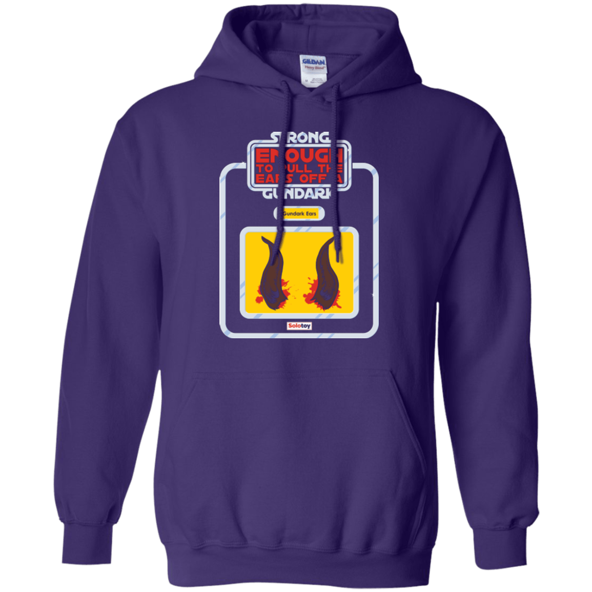 Sweatshirts Purple / Small Gundark Ears Pullover Hoodie