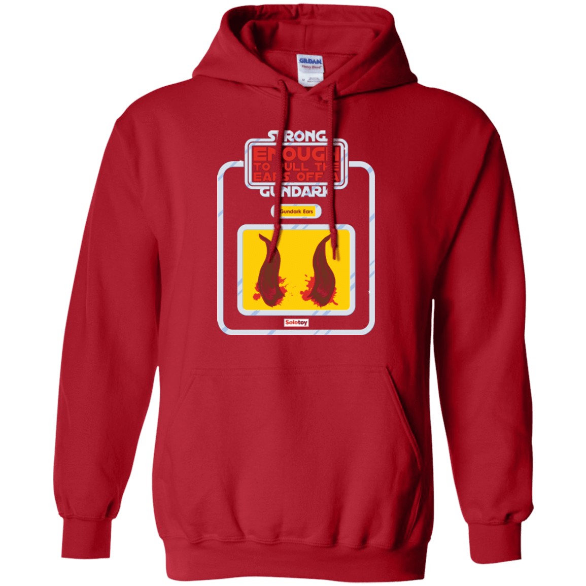 Sweatshirts Red / Small Gundark Ears Pullover Hoodie