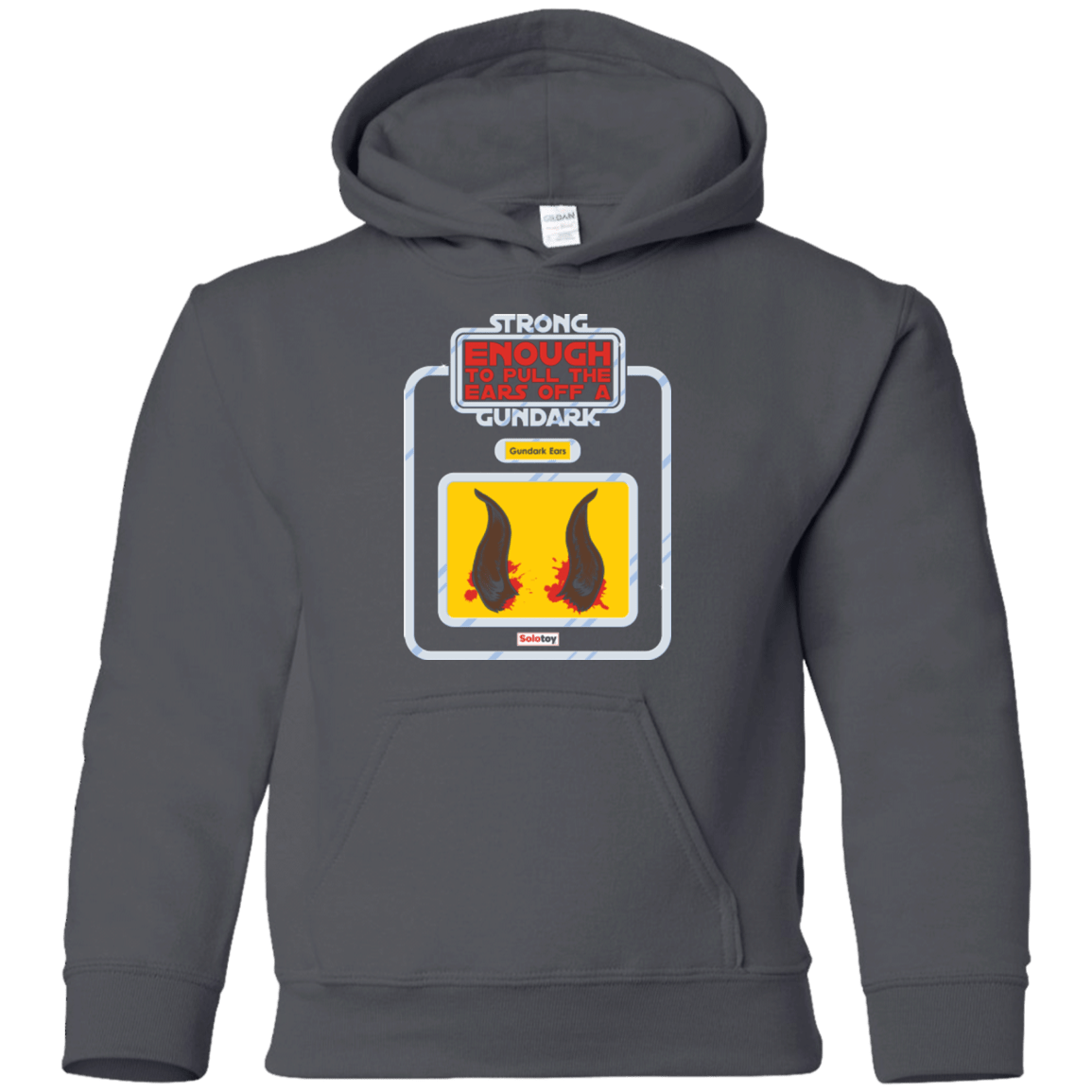 Sweatshirts Charcoal / YS Gundark Ears Youth Hoodie