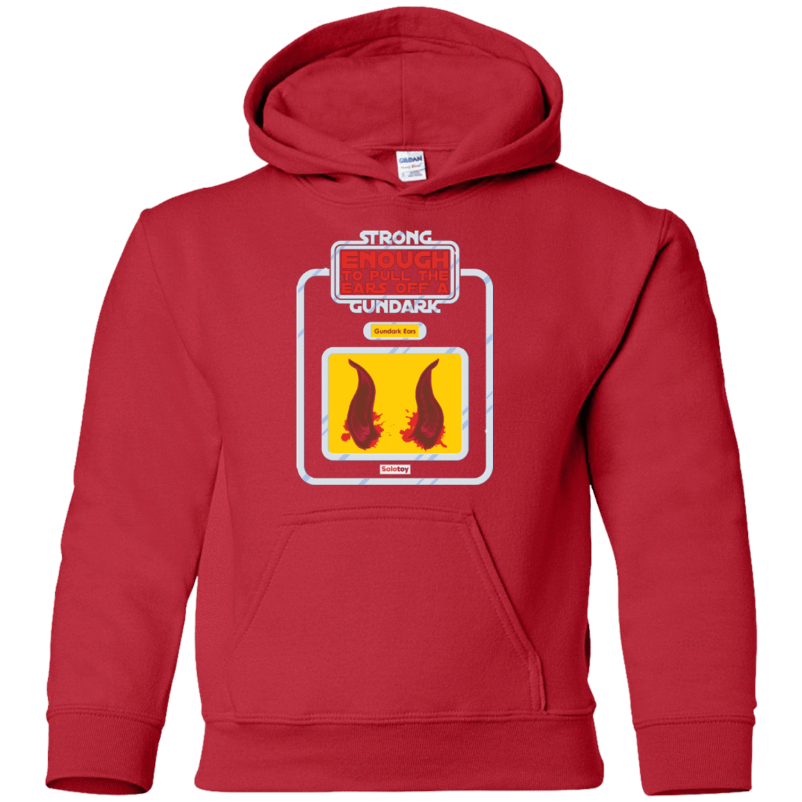 Sweatshirts Red / YS Gundark Ears Youth Hoodie
