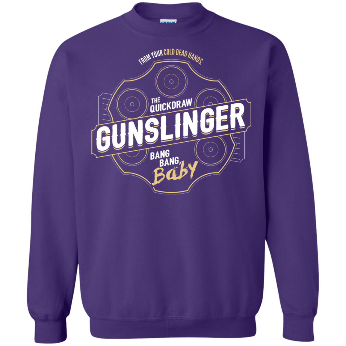 Sweatshirts Purple / S Gunslinger Crewneck Sweatshirt