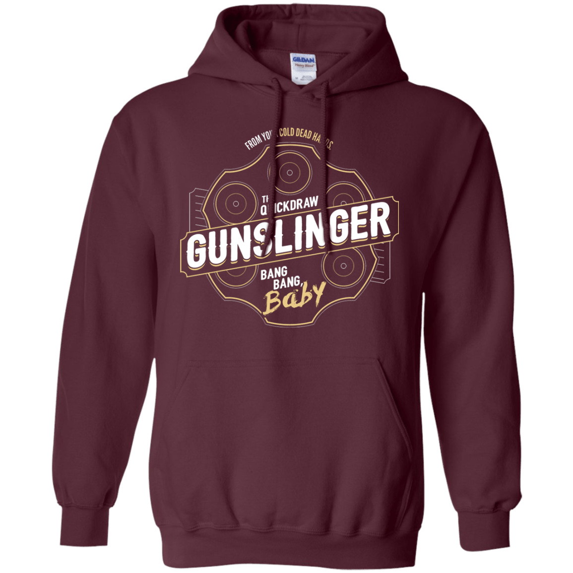 Sweatshirts Maroon / S Gunslinger Pullover Hoodie