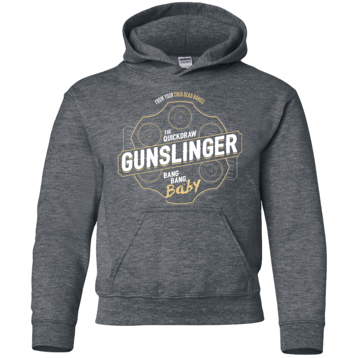 Sweatshirts Dark Heather / YS Gunslinger Youth Hoodie