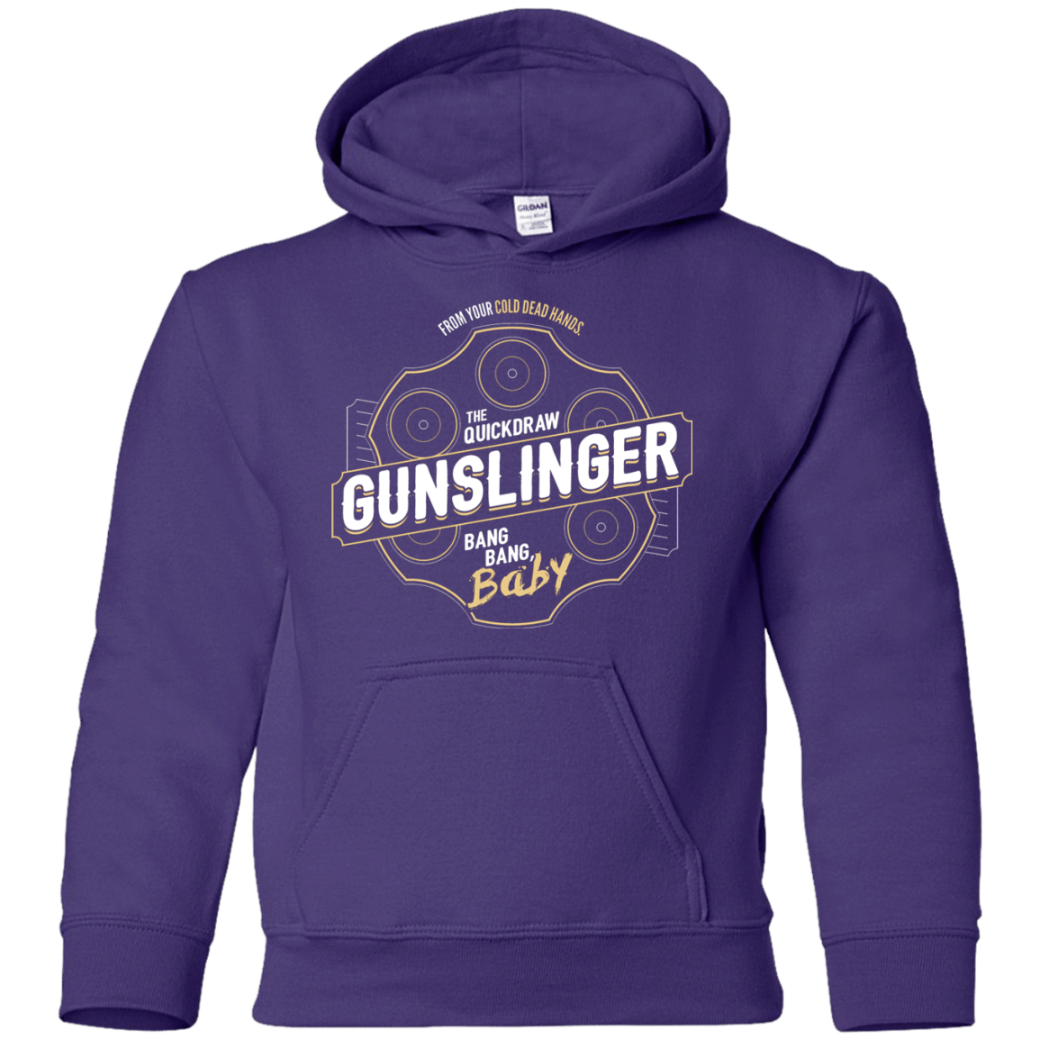 Sweatshirts Purple / YS Gunslinger Youth Hoodie