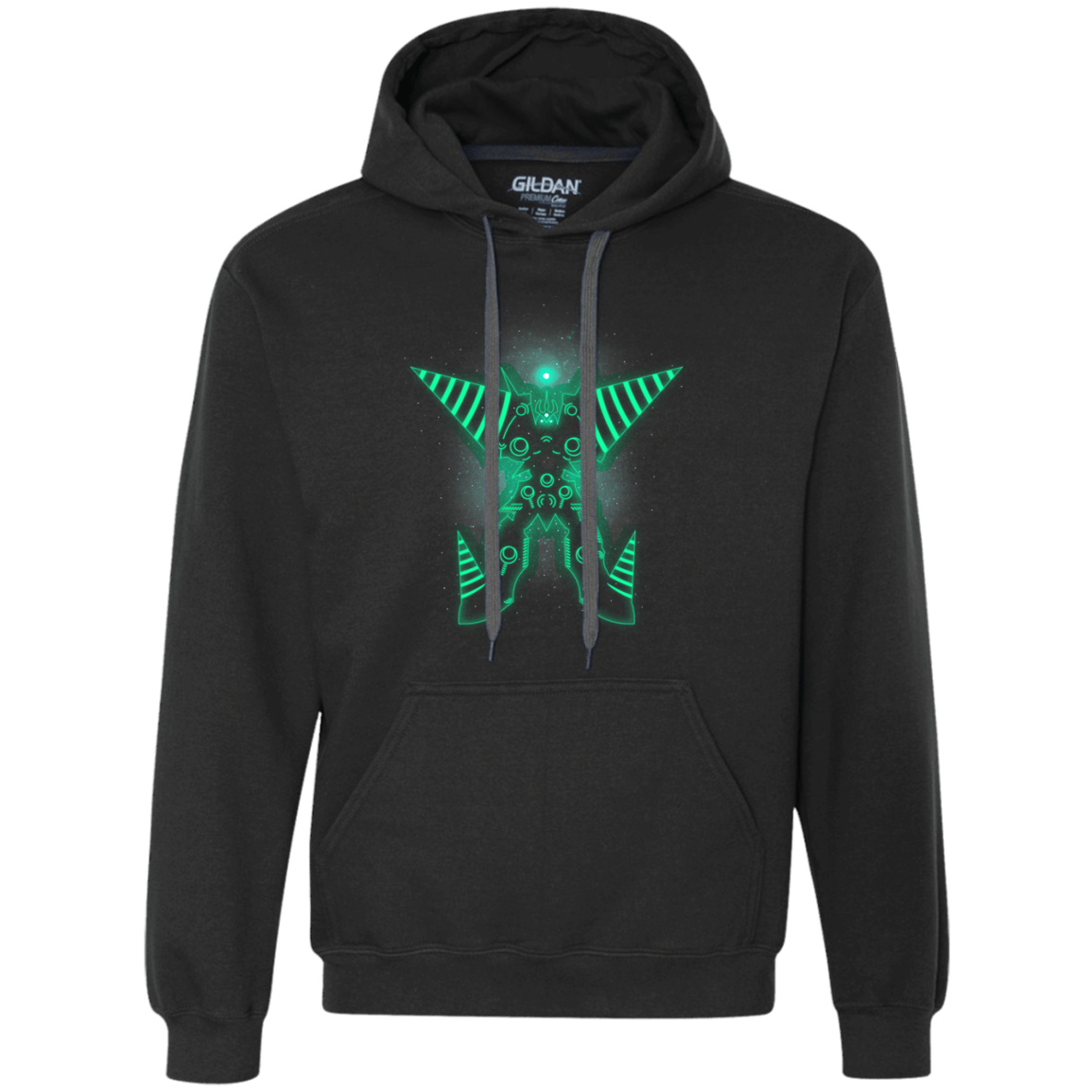 Sweatshirts Black / S Gurren Lagann Premium Fleece Hoodie