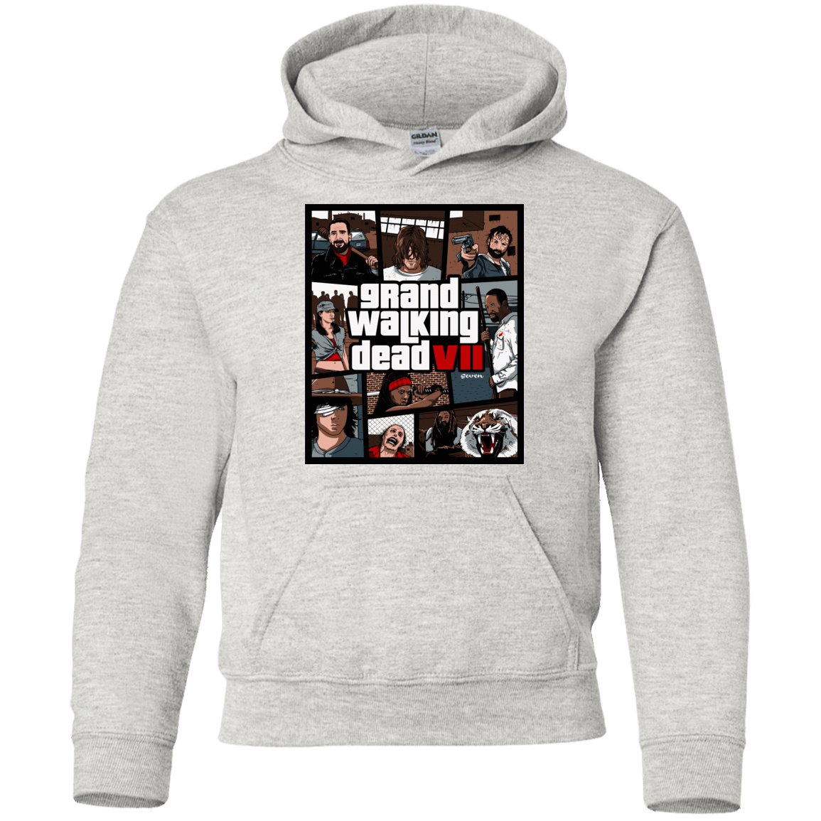 Sweatshirts Ash / YS GWD7 Youth Hoodie