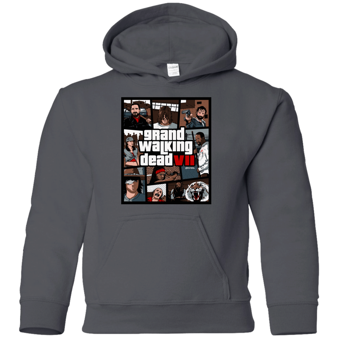 Sweatshirts Charcoal / YS GWD7 Youth Hoodie