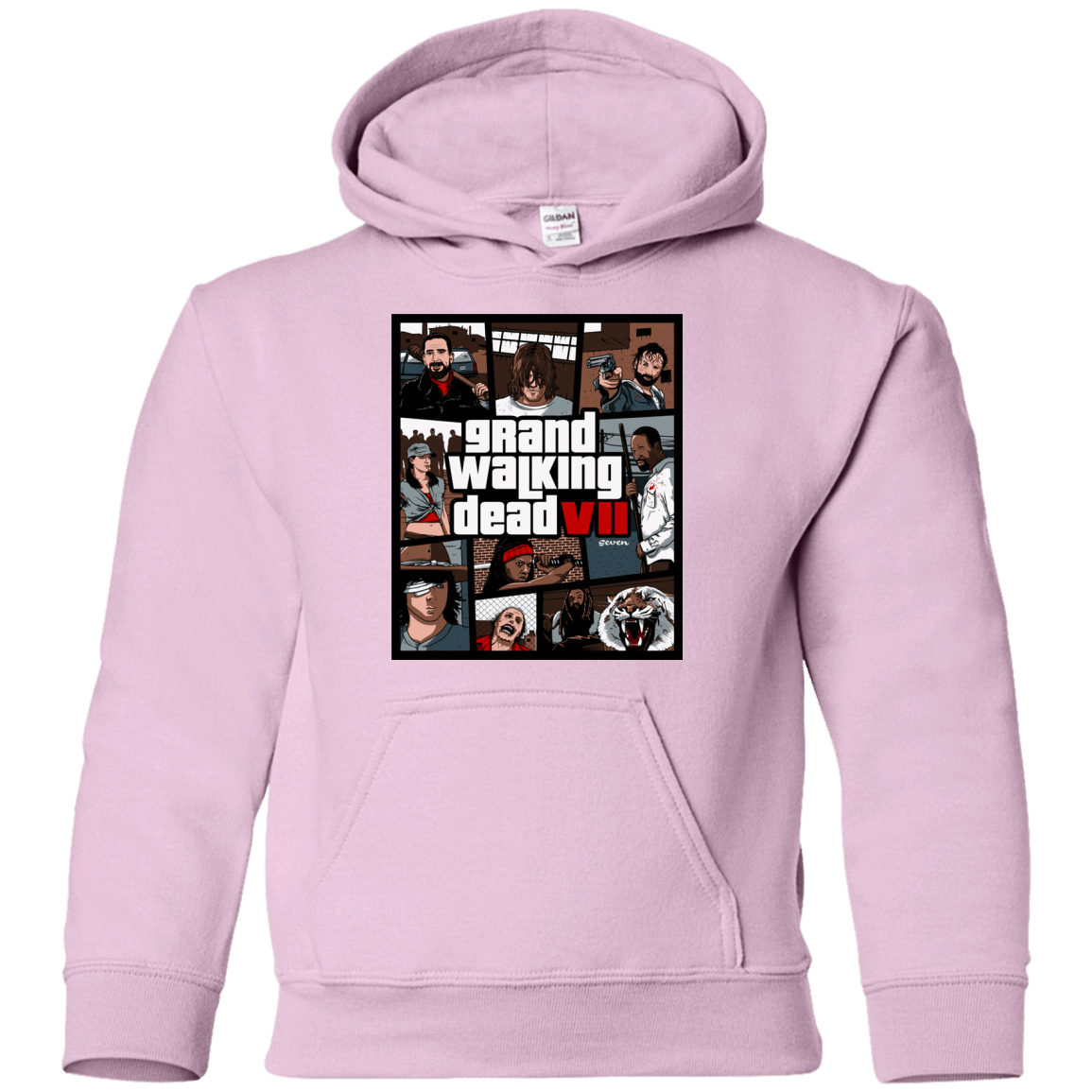 Sweatshirts Light Pink / YS GWD7 Youth Hoodie