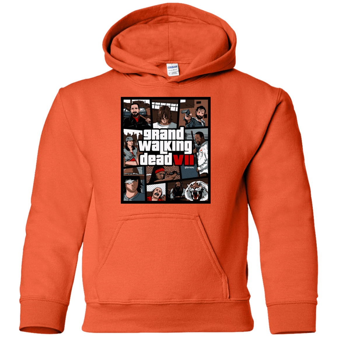 Sweatshirts Orange / YS GWD7 Youth Hoodie