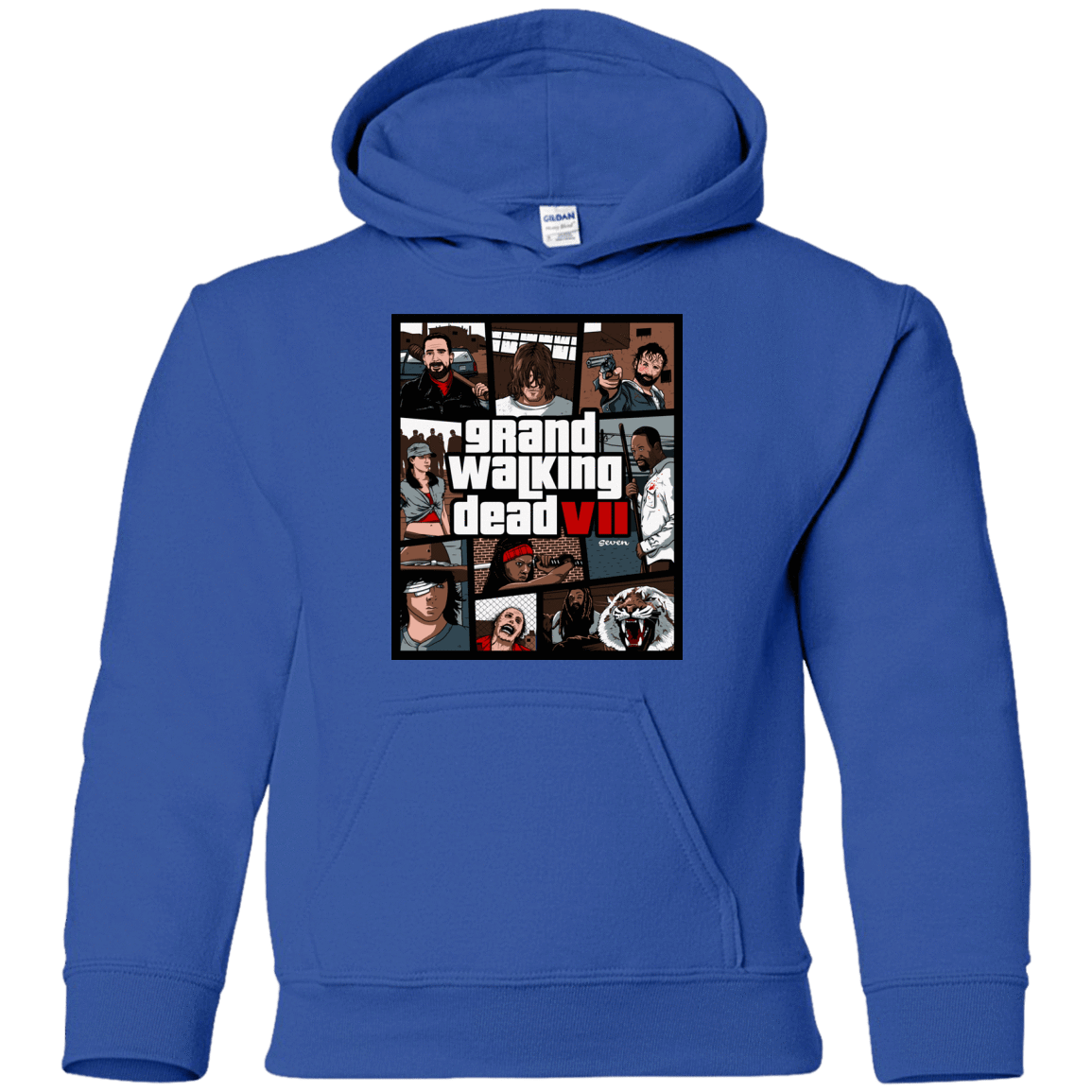 Sweatshirts Royal / YS GWD7 Youth Hoodie