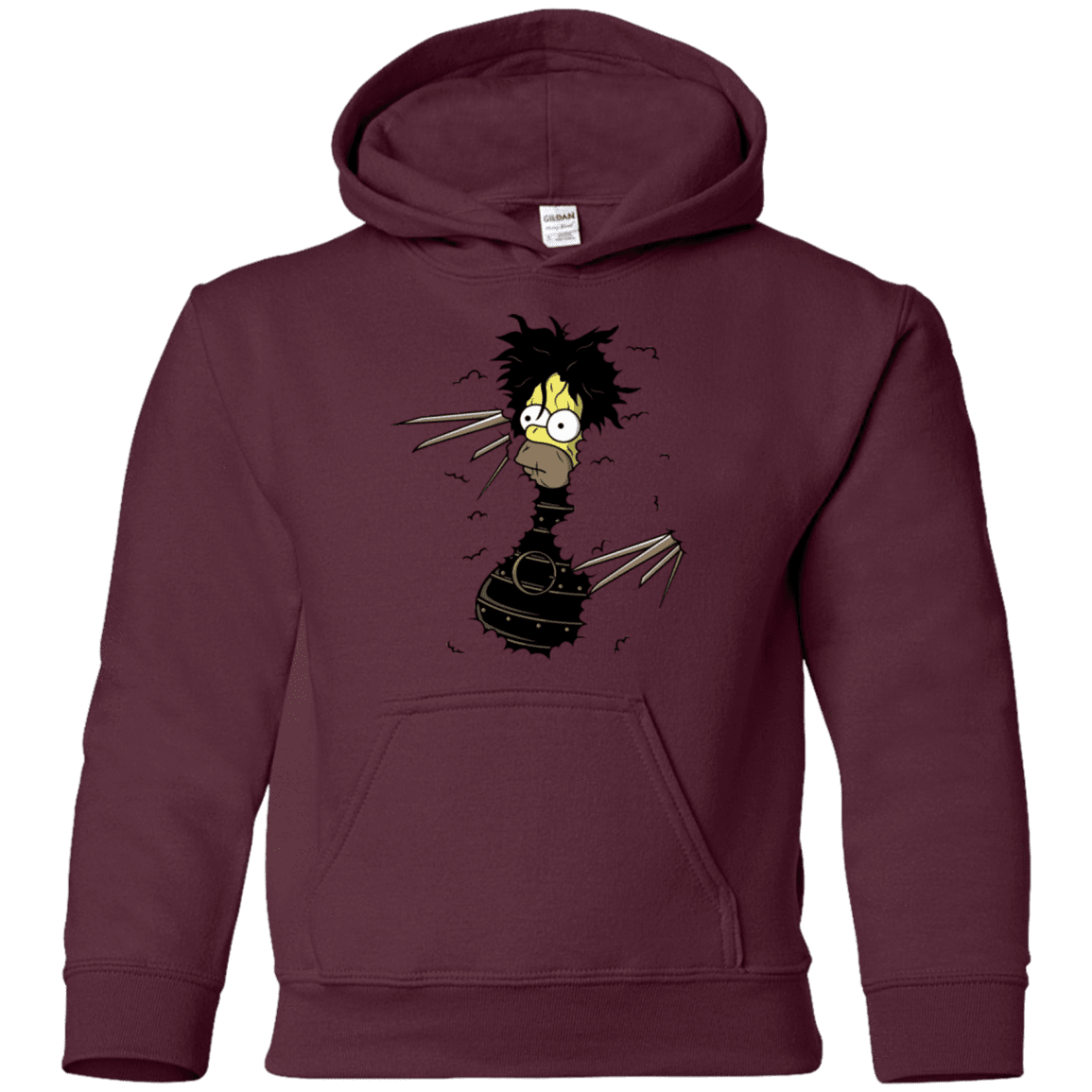 Sweatshirts Maroon / YS H. Scissorhands! Youth Hoodie