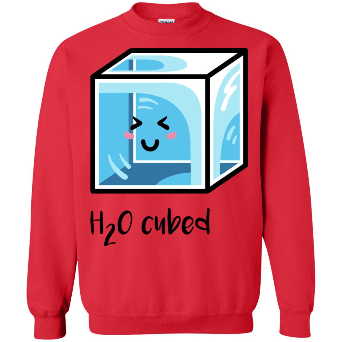 Sweatshirts Red / S H2O Cubed Crewneck Sweatshirt