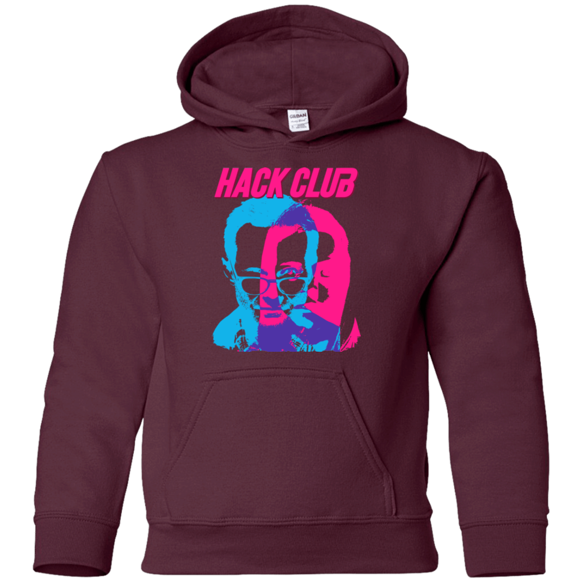Sweatshirts Maroon / YS Hack Club Youth Hoodie