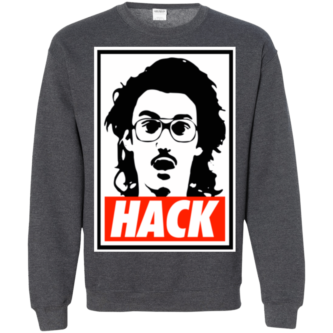 Sweatshirts Dark Heather / Small Hack Crewneck Sweatshirt