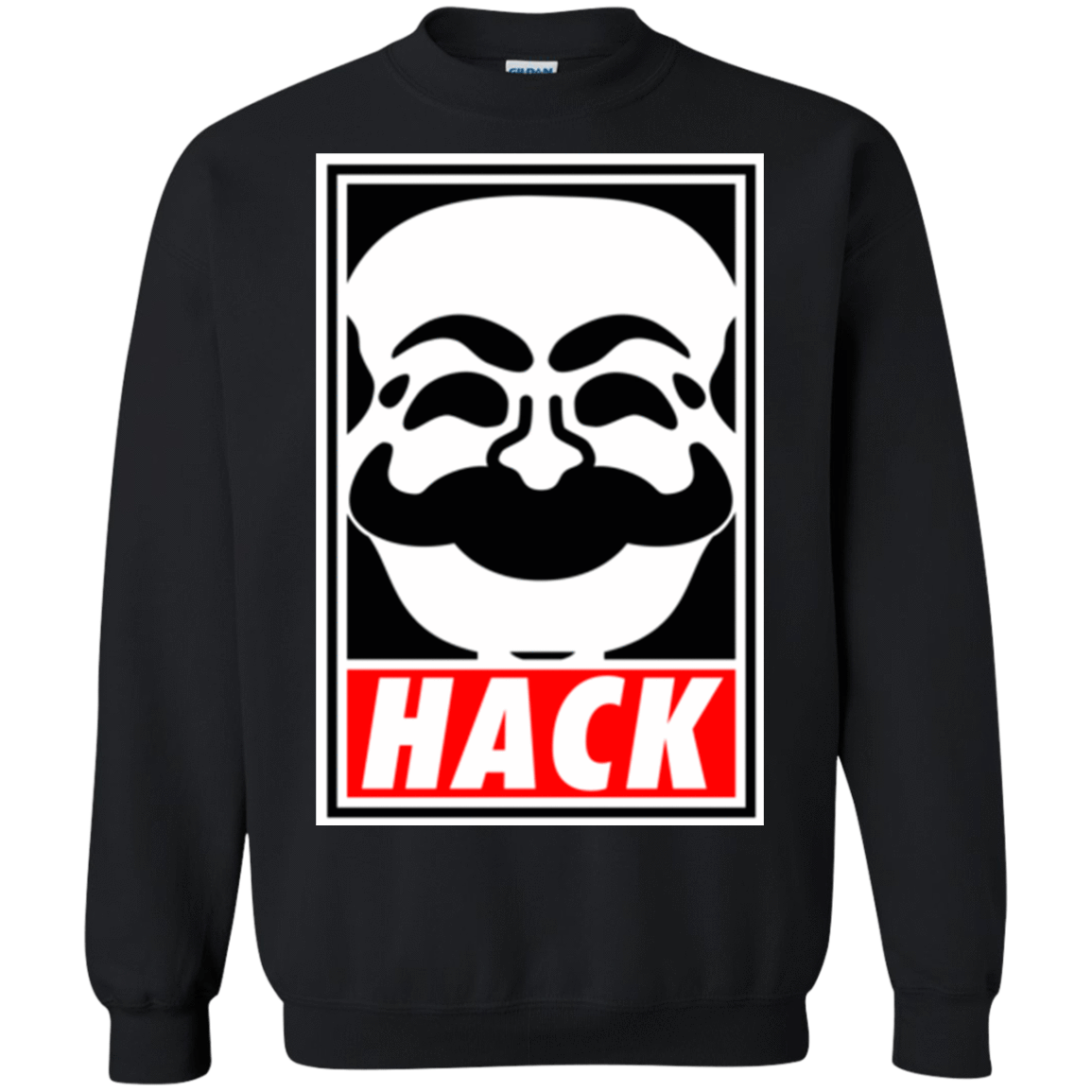 Sweatshirts Black / Small Hack society Crewneck Sweatshirt