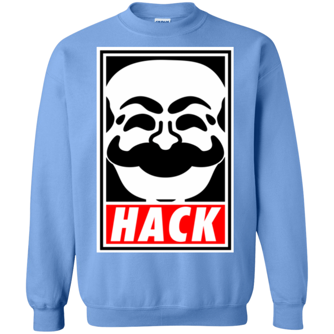 Sweatshirts Carolina Blue / Small Hack society Crewneck Sweatshirt