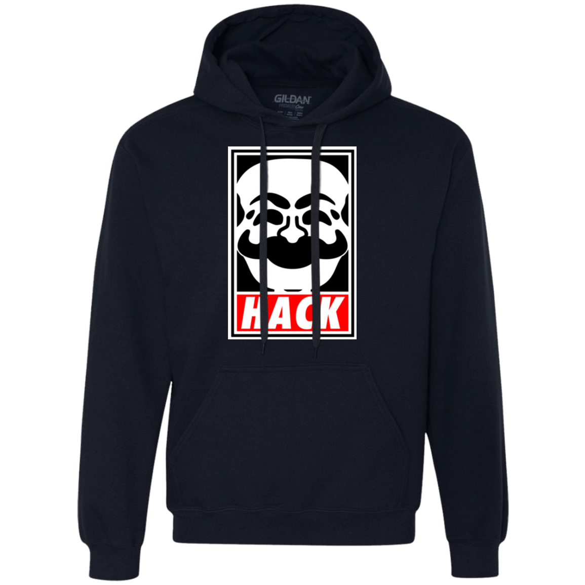 Sweatshirts Navy / Small Hack society Premium Fleece Hoodie