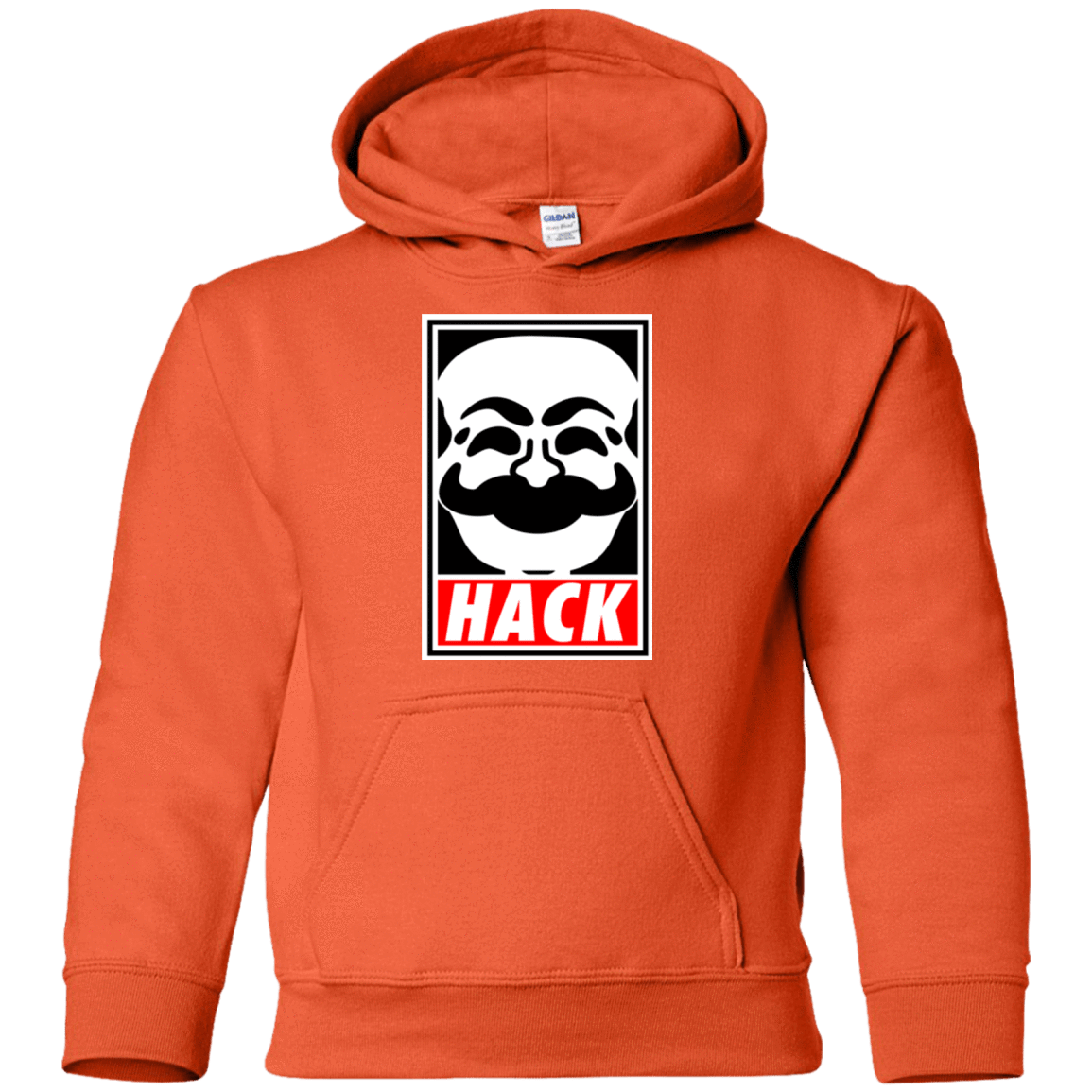 Sweatshirts Orange / YS Hack society Youth Hoodie