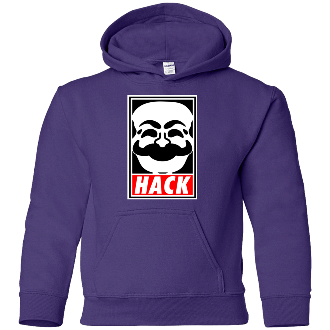 Sweatshirts Purple / YS Hack society Youth Hoodie