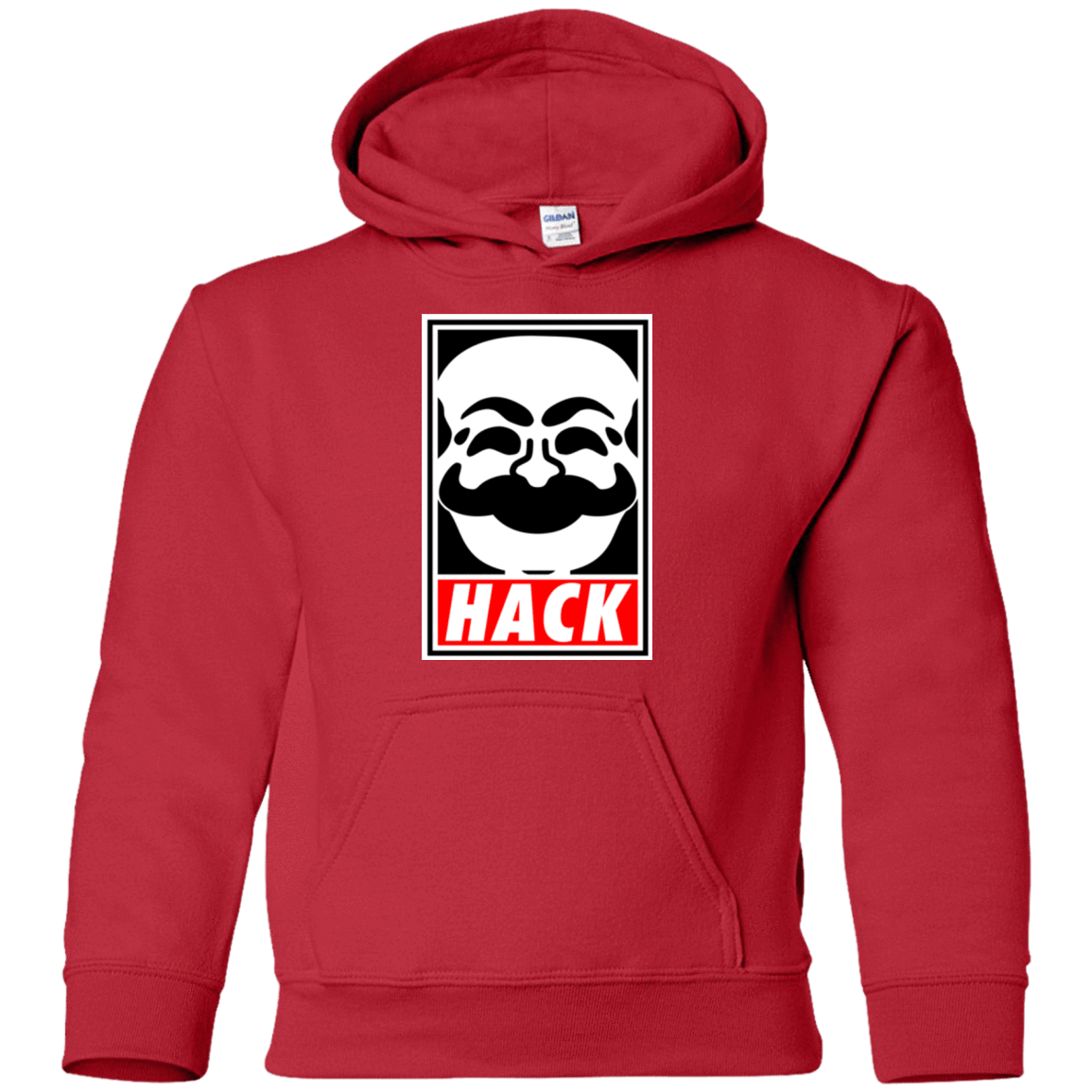 Sweatshirts Red / YS Hack society Youth Hoodie