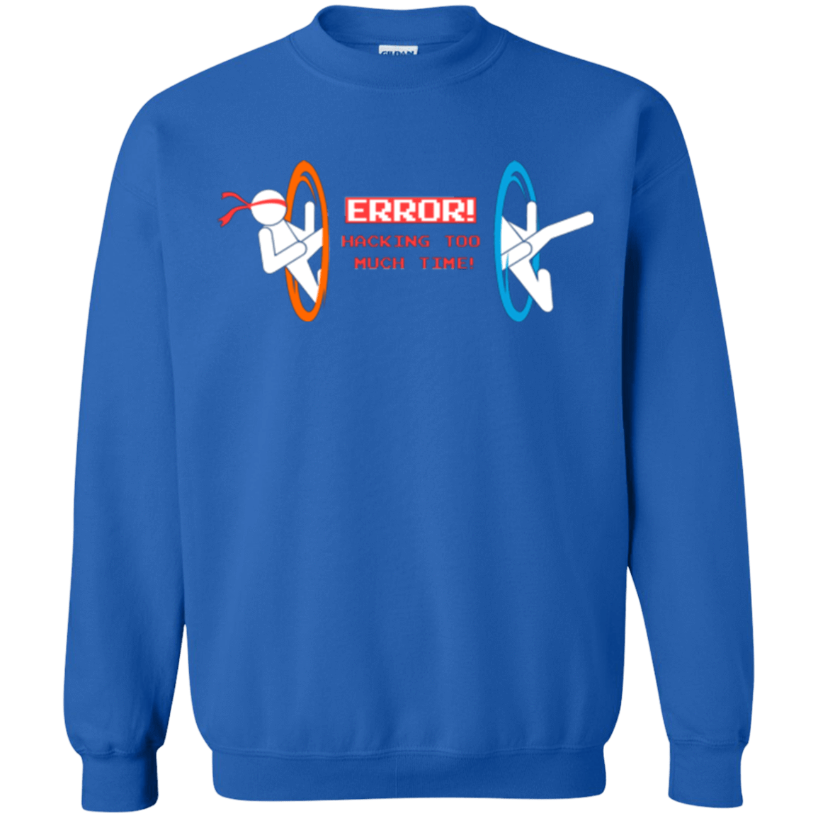 Sweatshirts Royal / Small Hacking Error Crewneck Sweatshirt