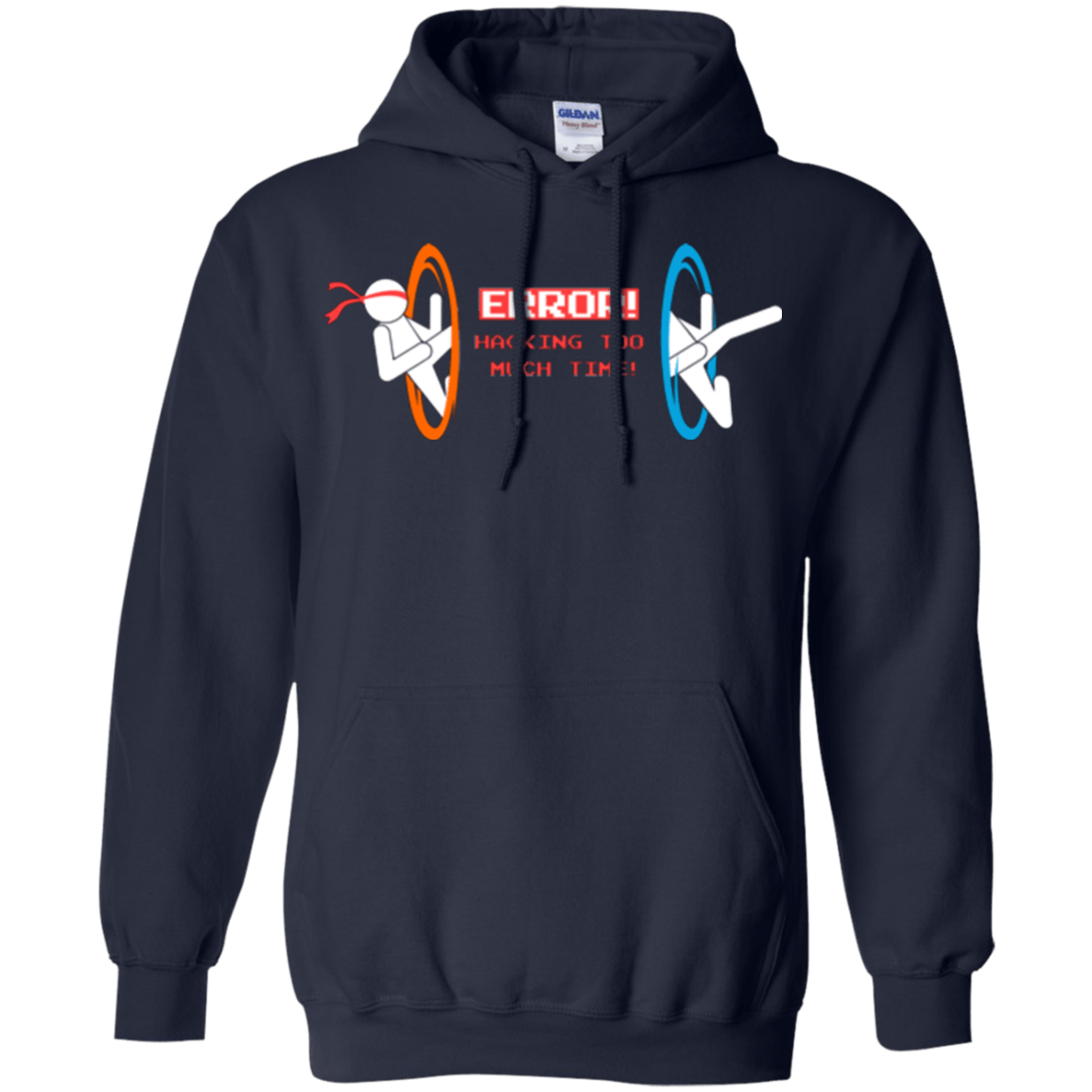 Sweatshirts Navy / Small Hacking Error Pullover Hoodie