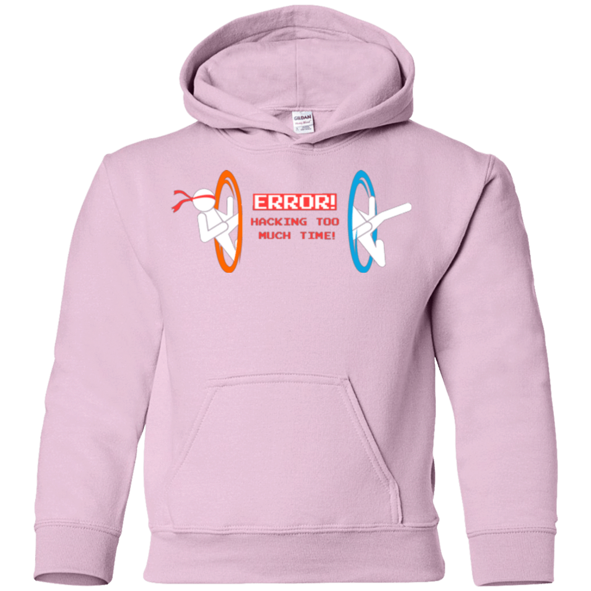 Sweatshirts Light Pink / YS Hacking Error Youth Hoodie