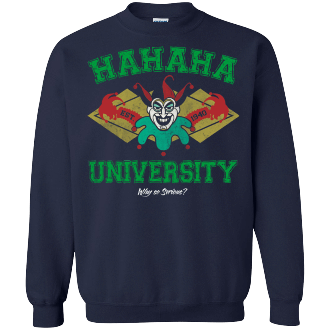 Sweatshirts Navy / Small Hahaha University Crewneck Sweatshirt