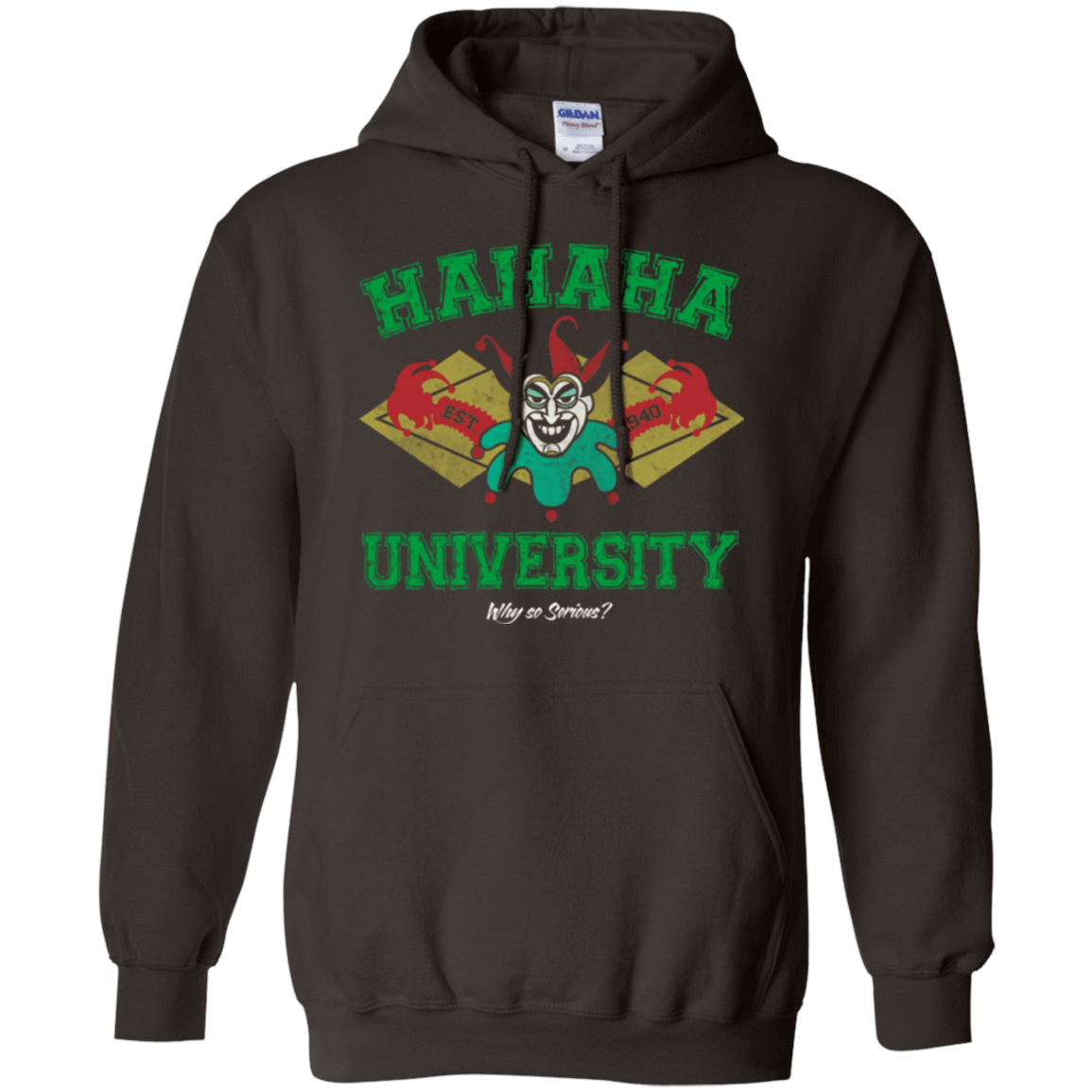 Sweatshirts Dark Chocolate / Small Hahaha University Pullover Hoodie