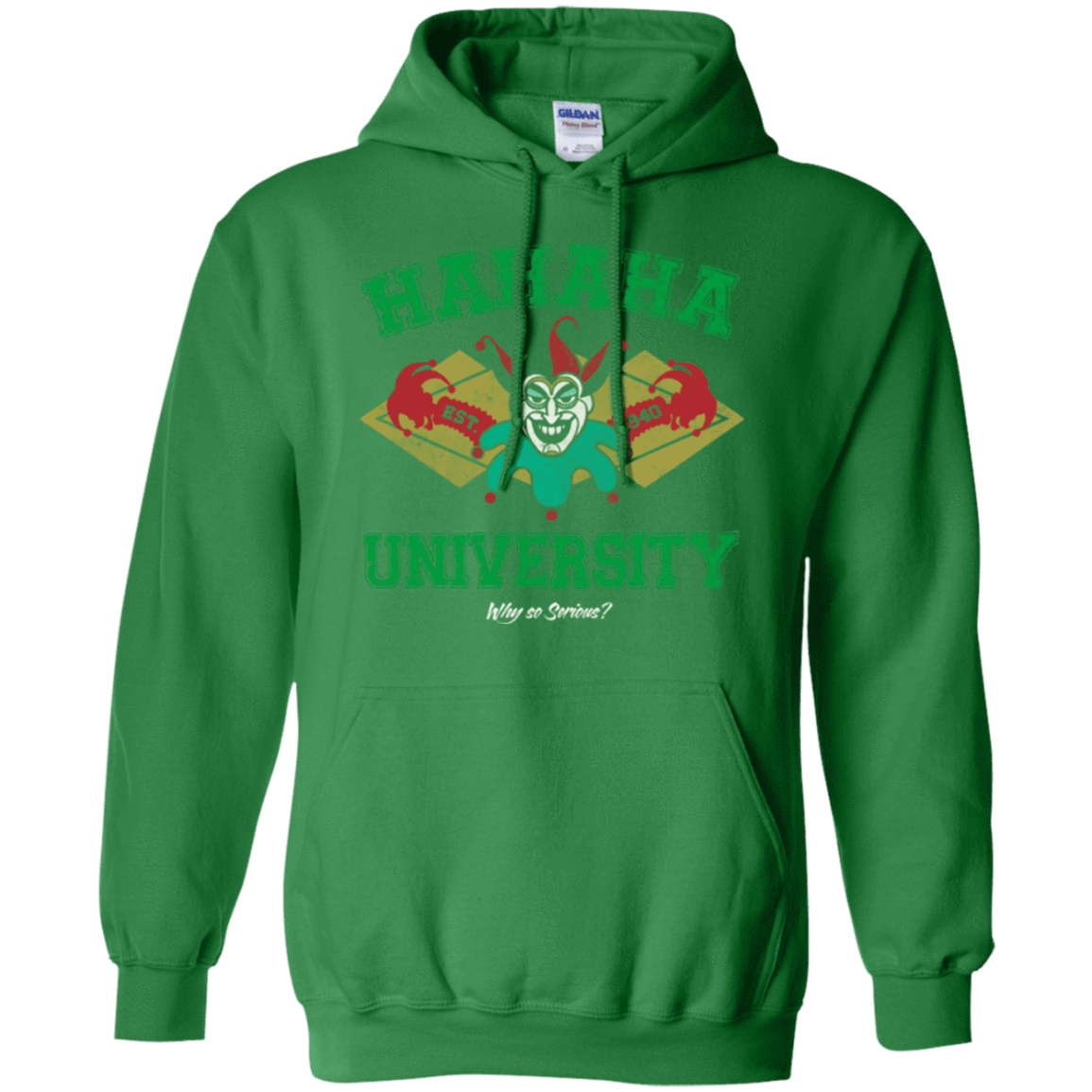 Sweatshirts Irish Green / Small Hahaha University Pullover Hoodie
