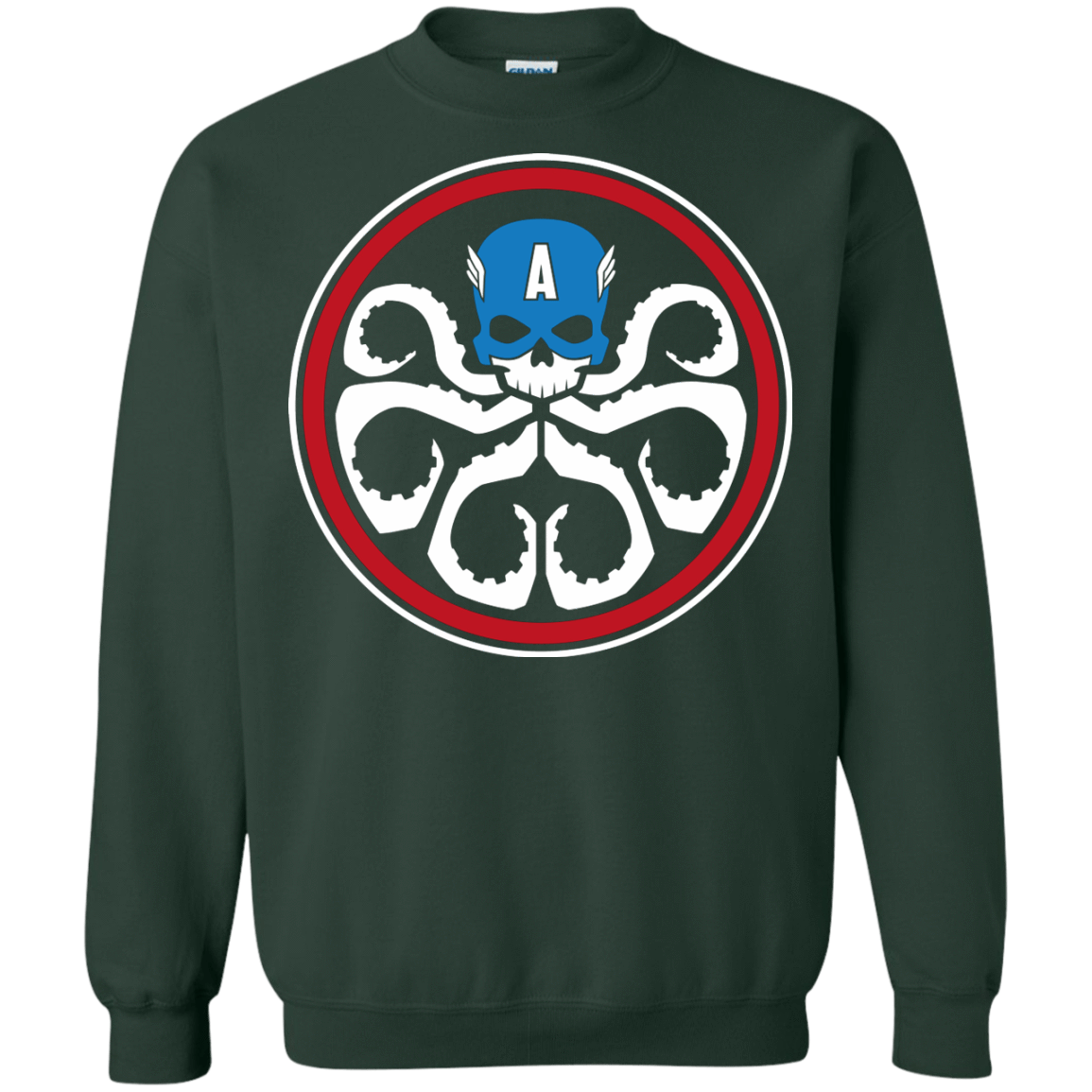 Sweatshirts Forest Green / Small Hail America Crewneck Sweatshirt