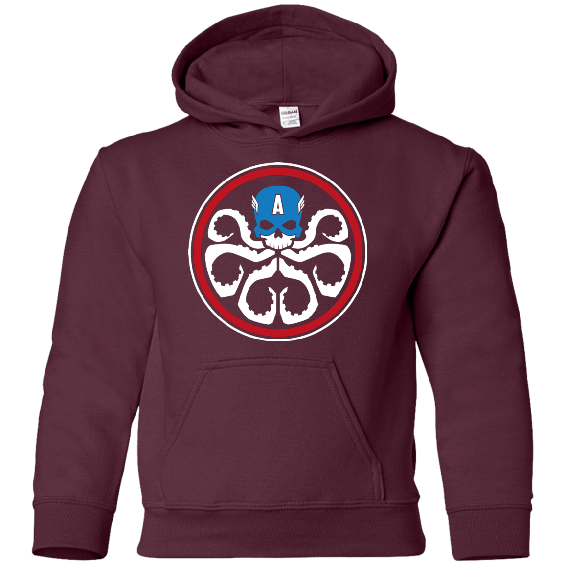 Sweatshirts Maroon / YS Hail America Youth Hoodie