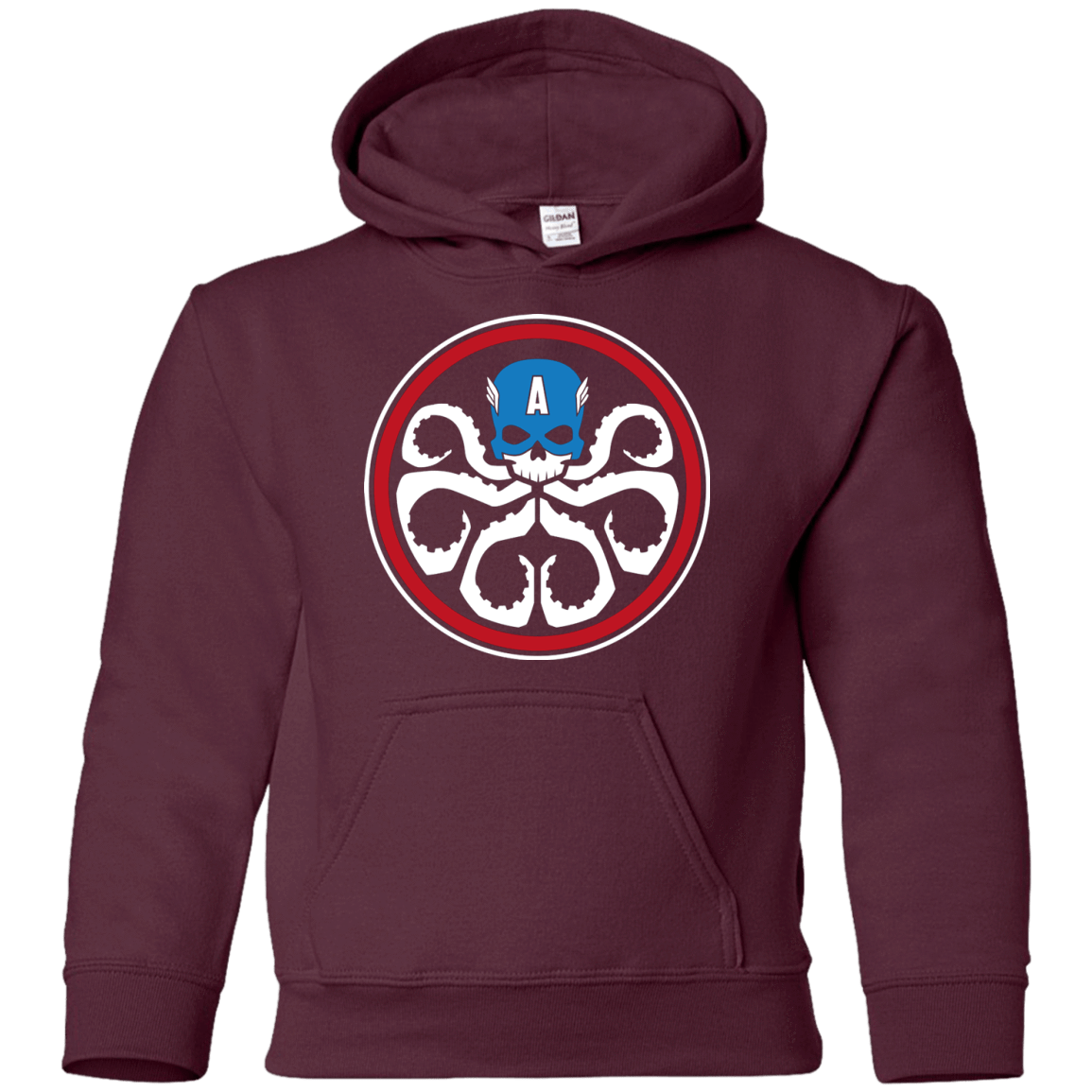 Sweatshirts Maroon / YS Hail America Youth Hoodie