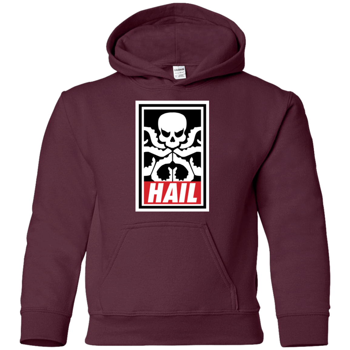 Sweatshirts Maroon / YS Hail Hydra Youth Hoodie
