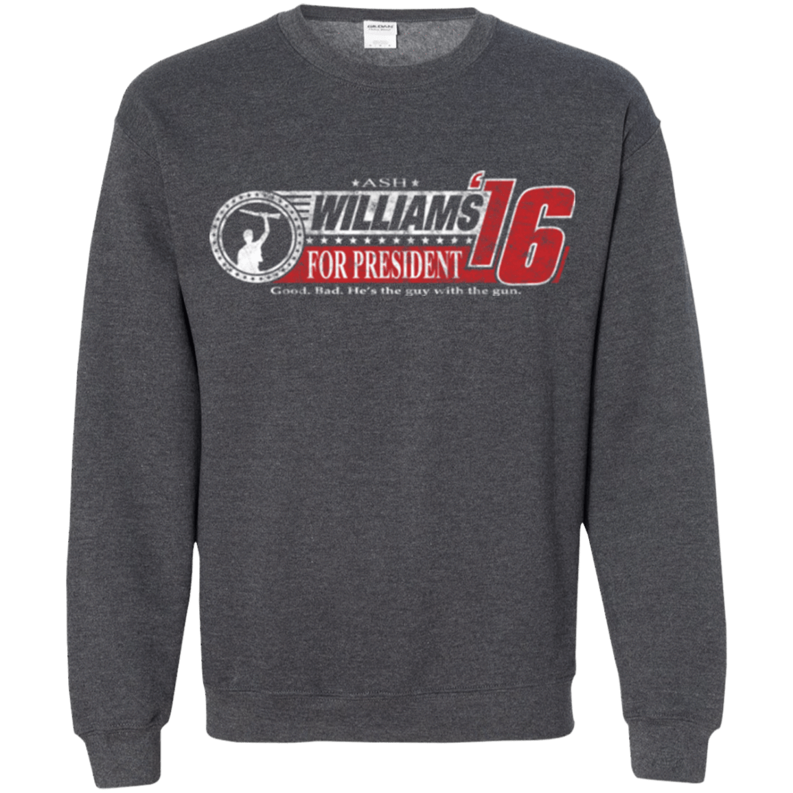 Sweatshirts Dark Heather / Small Hail To The Chief Crewneck Sweatshirt