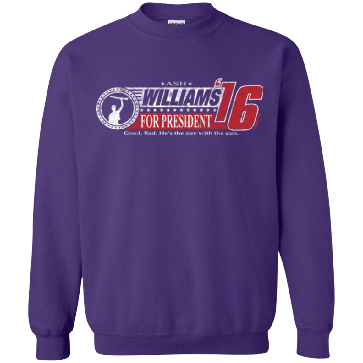 Sweatshirts Purple / Small Hail To The Chief Crewneck Sweatshirt