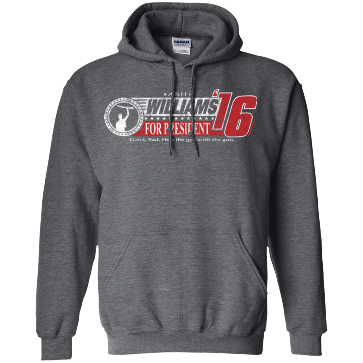 Sweatshirts Dark Heather / Small Hail To The Chief Pullover Hoodie