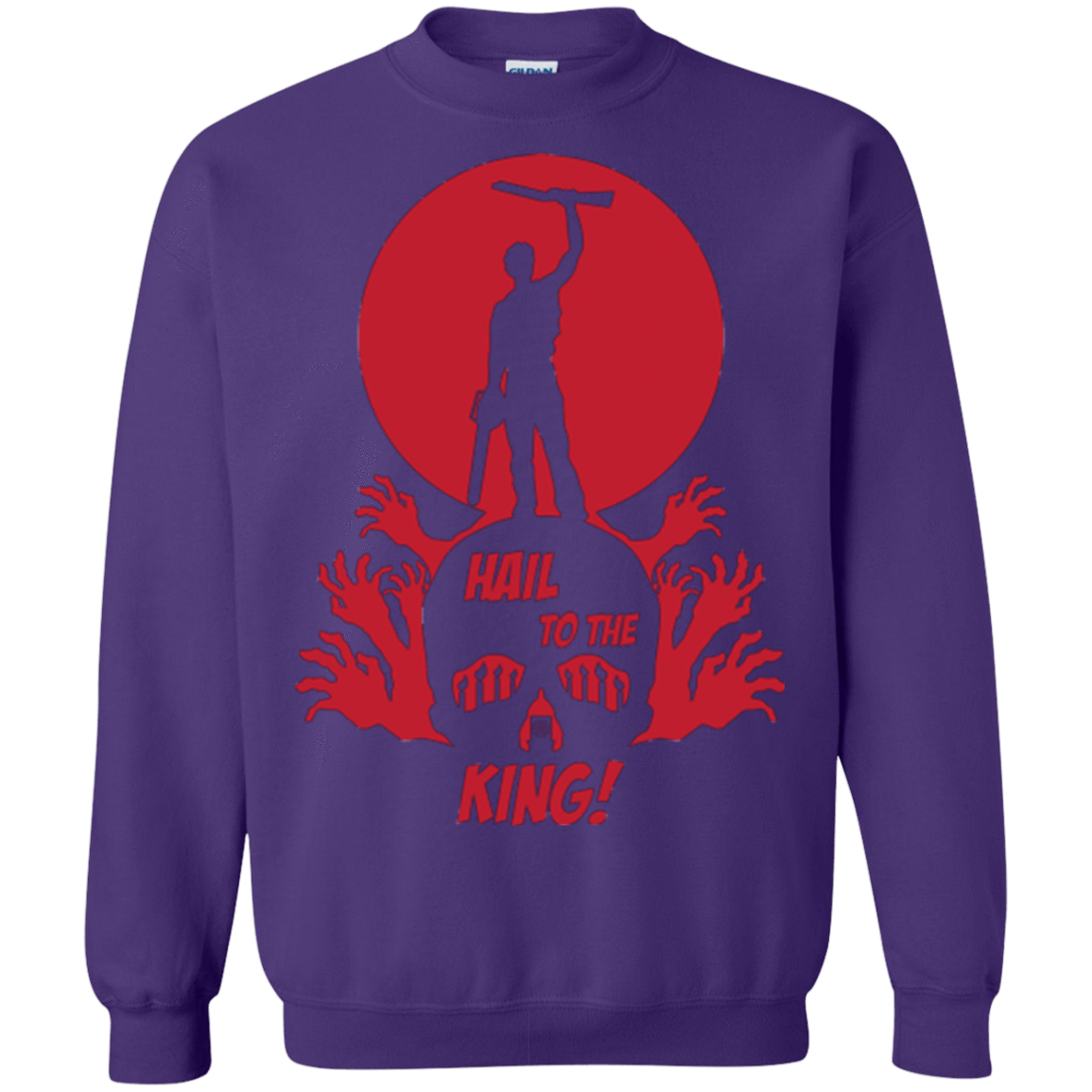 Sweatshirts Purple / Small Hail to the King Crewneck Sweatshirt