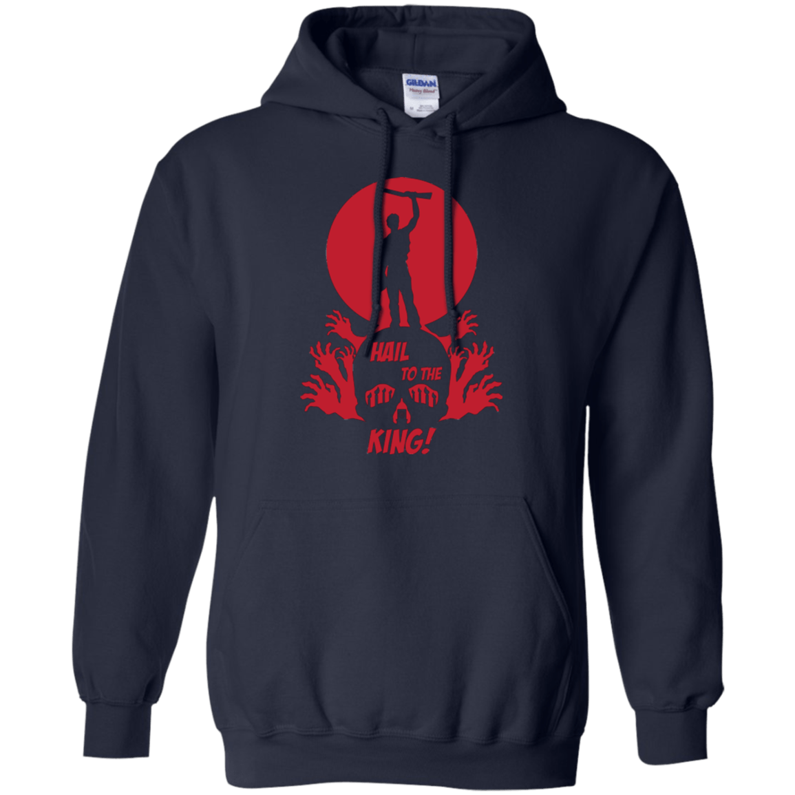 Sweatshirts Navy / Small Hail to the King Pullover Hoodie