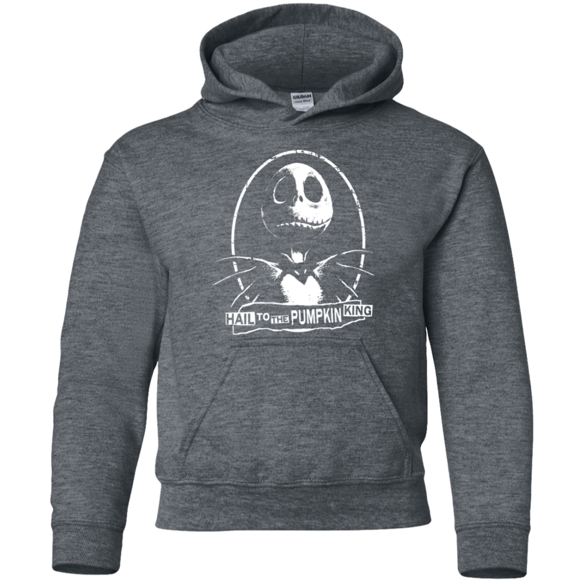 Sweatshirts Dark Heather / YS Hail To The King Youth Hoodie