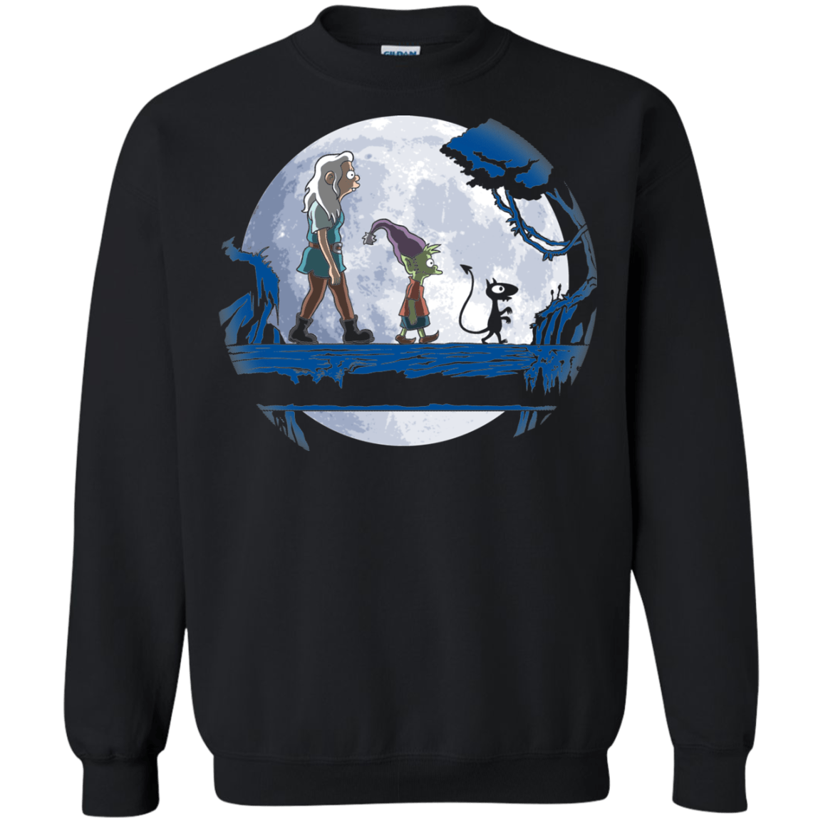 Sweatshirts Black / S Hakuna Matata Princess Crewneck Sweatshirt