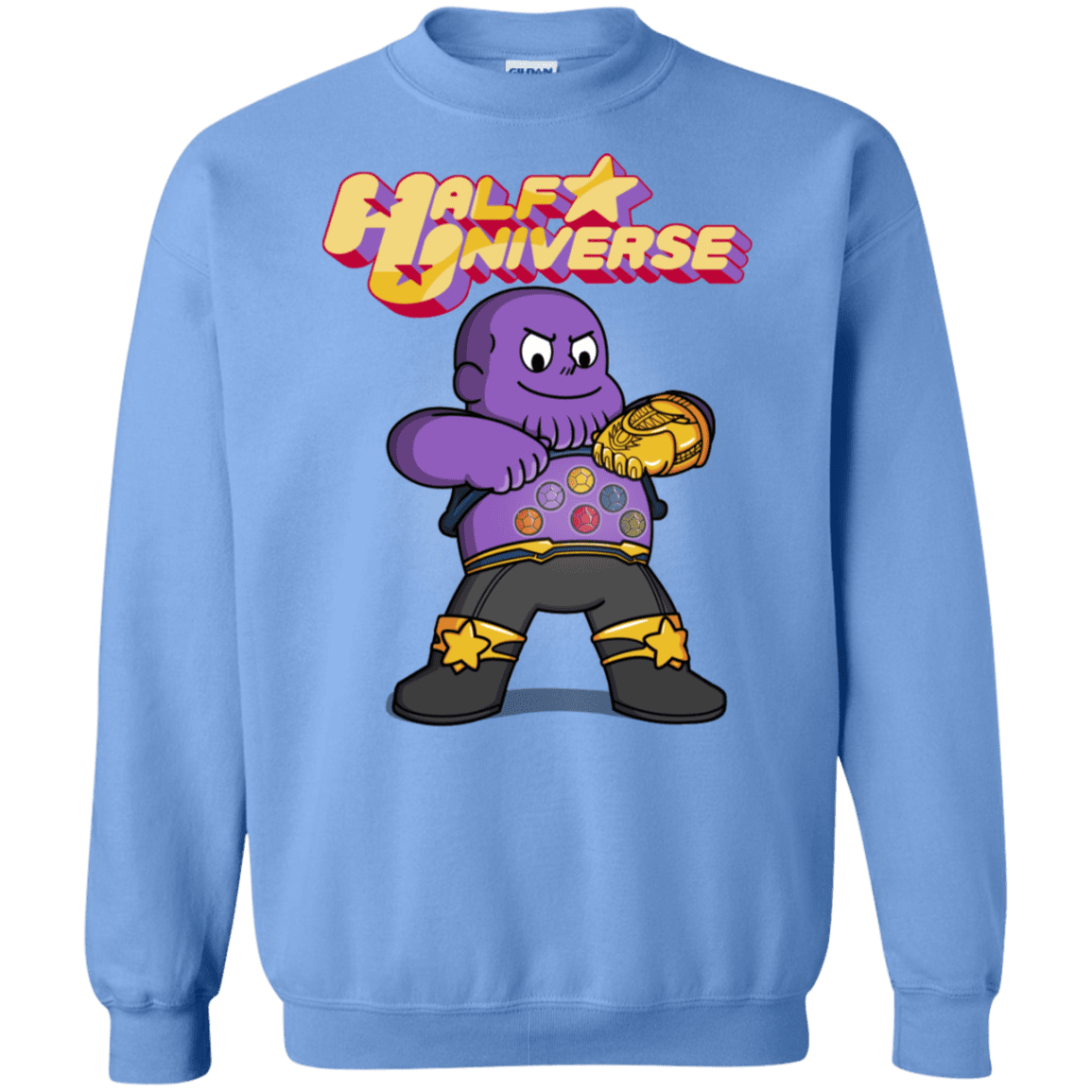 Sweatshirts Carolina Blue / S Half Universe Crewneck Sweatshirt