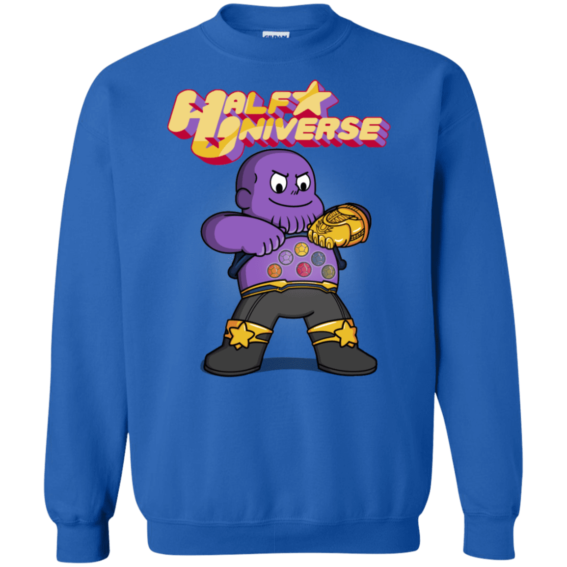 Sweatshirts Royal / S Half Universe Crewneck Sweatshirt