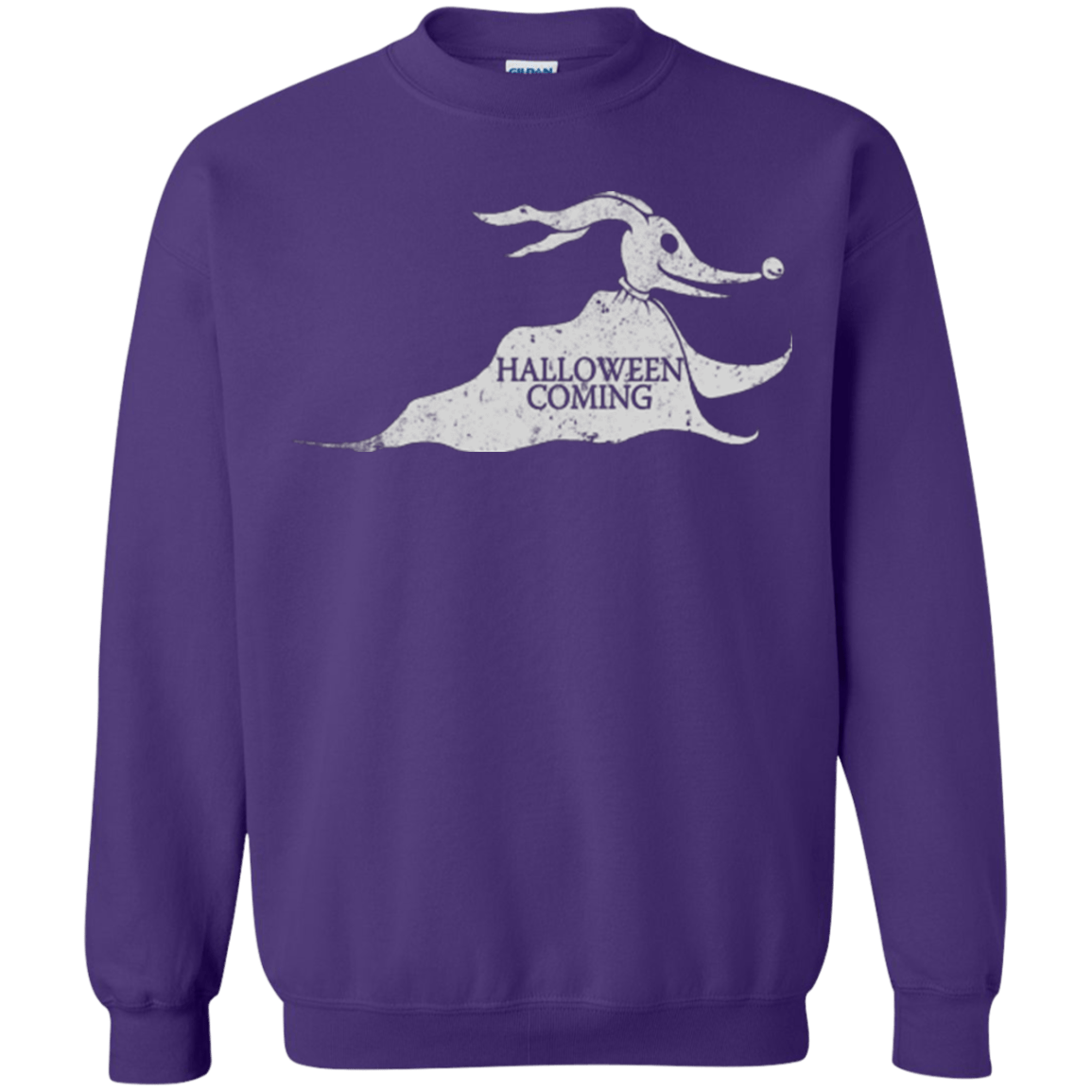 Sweatshirts Purple / Small Halloween Is Coming Crewneck Sweatshirt